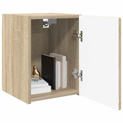TV Wandkast Wandgemonteerd Sonoma 30 x 31 x 40 cm Bewerkt hout
