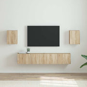TV wandkast 30x31x40 cm bewerkt hout