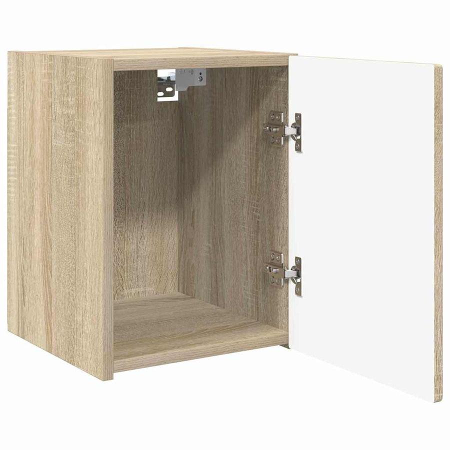 TV Wandkast 2 pcs Sonoma 30 x 31 x 40 cm Bewerkt hout