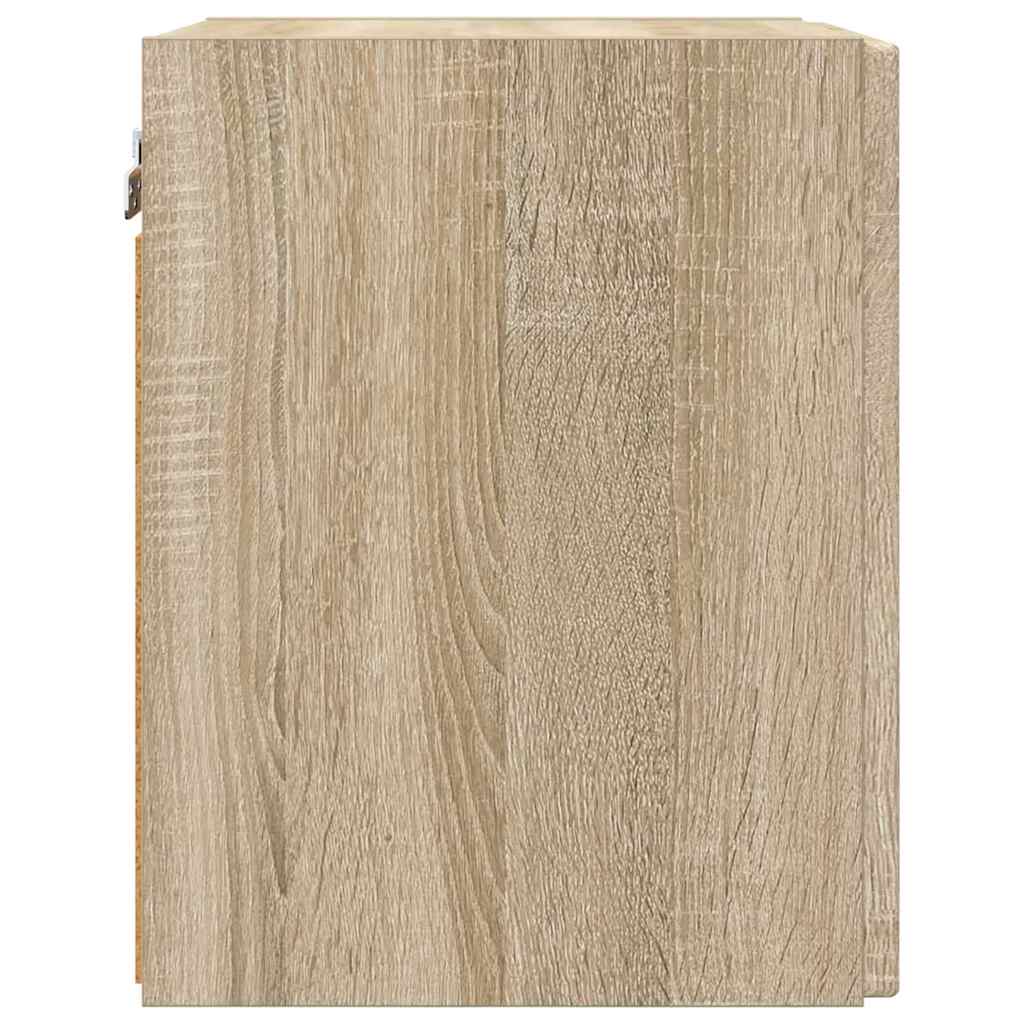 TV Wandkast 2 pcs Sonoma 30 x 31 x 40 cm Bewerkt hout