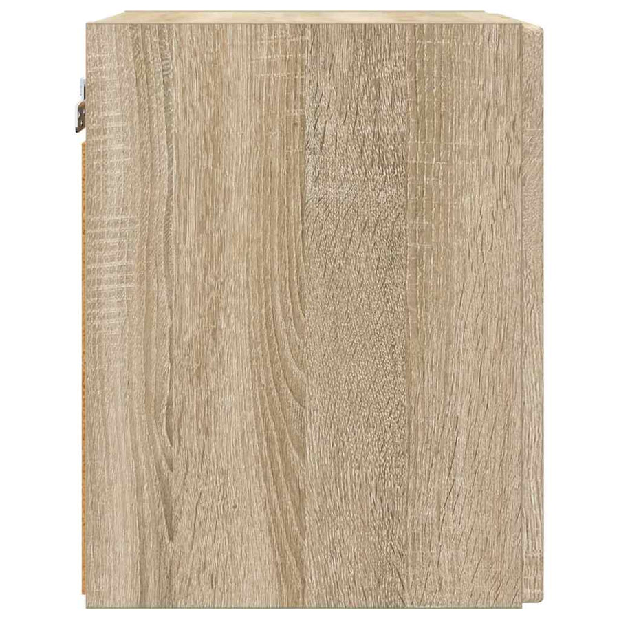TV Wandkast 2 pcs Sonoma 30 x 31 x 40 cm Bewerkt hout