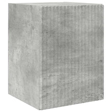 TV Wandkast Wandgemonteerd Beton 30 x 31 x 40 cm Bewerkt hout