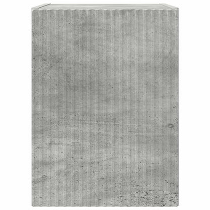 TV Wandkast Wandgemonteerd Beton 30 x 31 x 40 cm Bewerkt hout