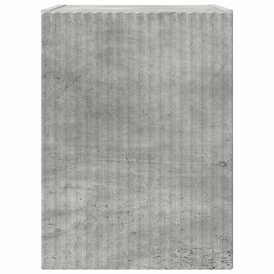 TV Wandkast Wandgemonteerd Beton 30 x 31 x 40 cm Bewerkt hout