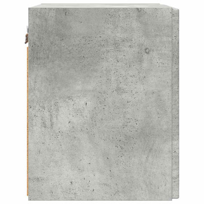 TV Wandkast Wandgemonteerd Beton 30 x 31 x 40 cm Bewerkt hout