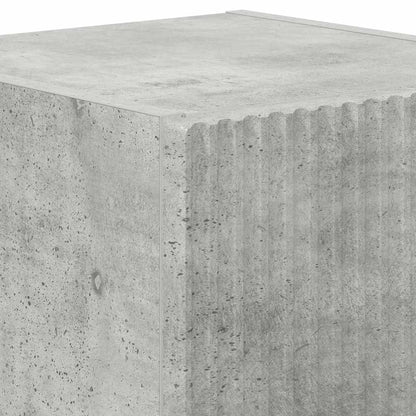 TV Wandkast 2 pcs Beton 30 x 31 x 40 cm Bewerkt hout