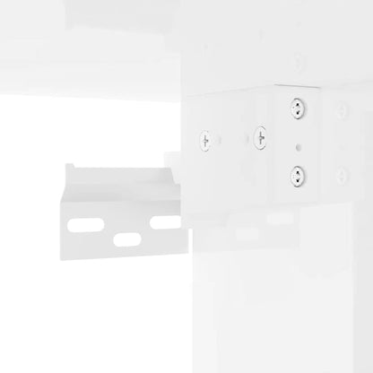TV Wandkast Glanzend Wit 30 x 31 x 40 cm Bewerkt hout