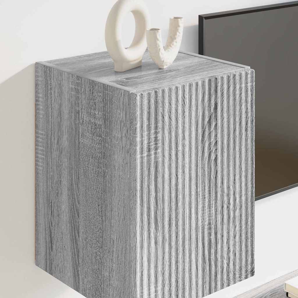 TV Wandkast Grijs Sonoma 30 x 31 x 40 cm Bewerkt hout