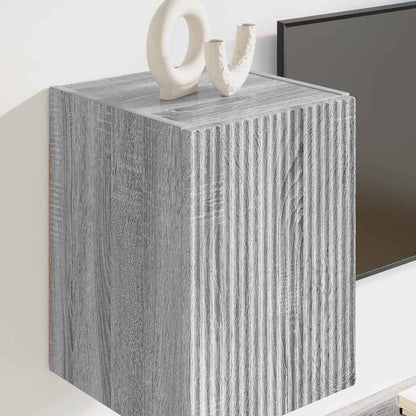 TV Wandkast Grijs Sonoma 30 x 31 x 40 cm Bewerkt hout