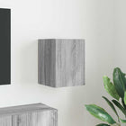TV wandkast 30x31x40 cm grijs bewerkt hout