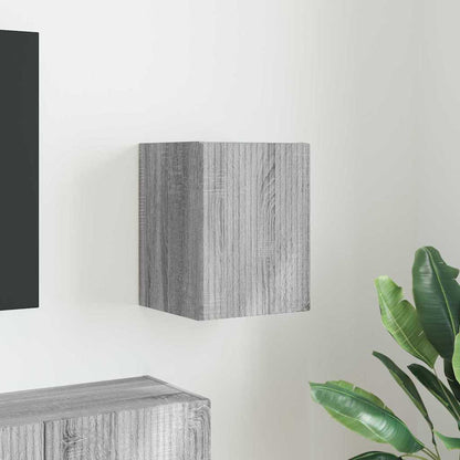 TV Wandkast Grijs Sonoma 30 x 31 x 40 cm Bewerkt hout