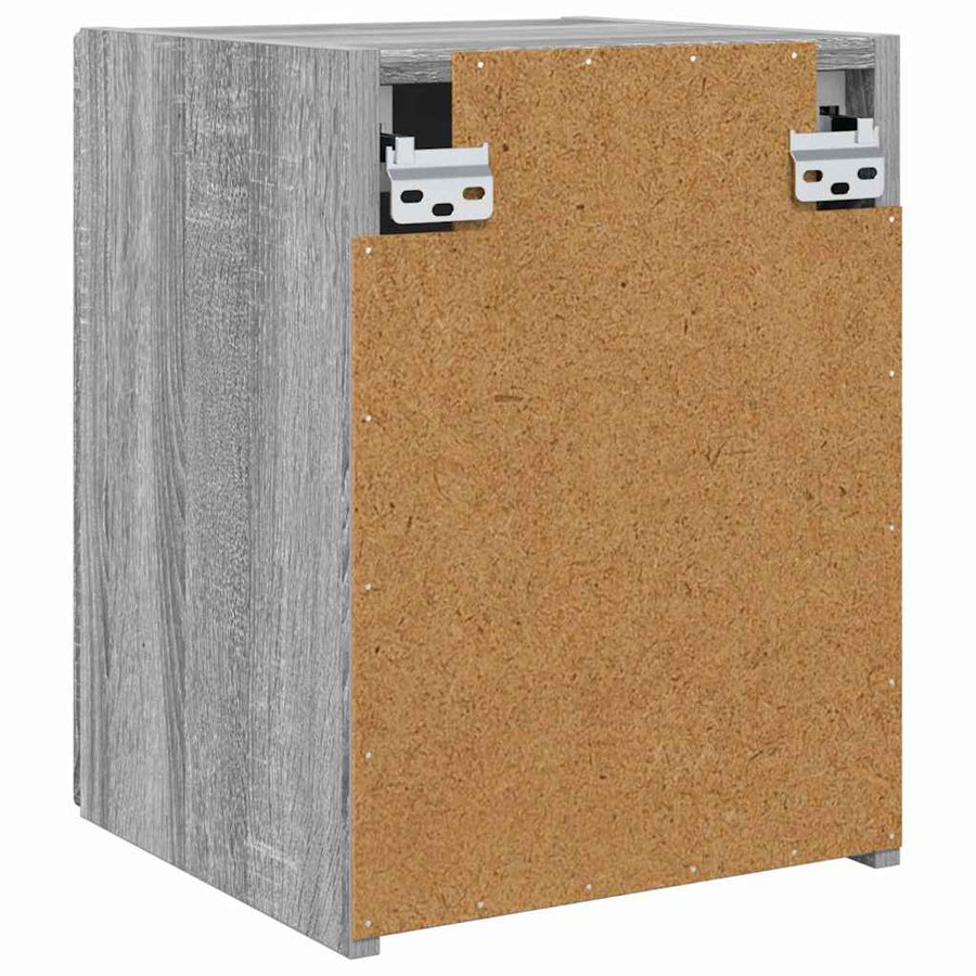 TV Wandkast Grijs Sonoma 30 x 31 x 40 cm Bewerkt hout