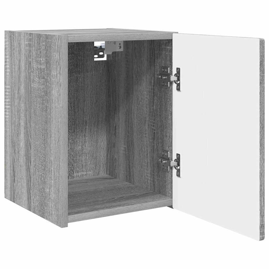 TV Wandkast 2 pcs Grijs Sonoma 30 x 31 x 40 cm Bewerkt hout