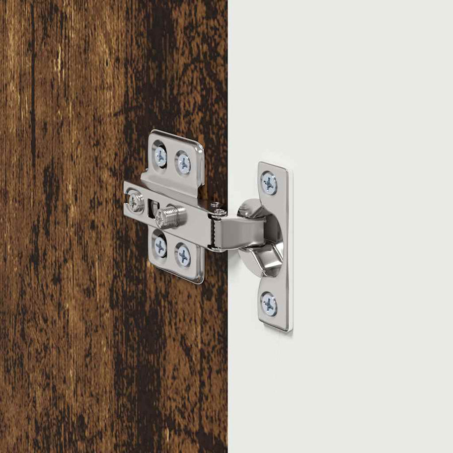 TV Wandkast Oud Hout 30 x 31 x 40 cm Bewerkt hout