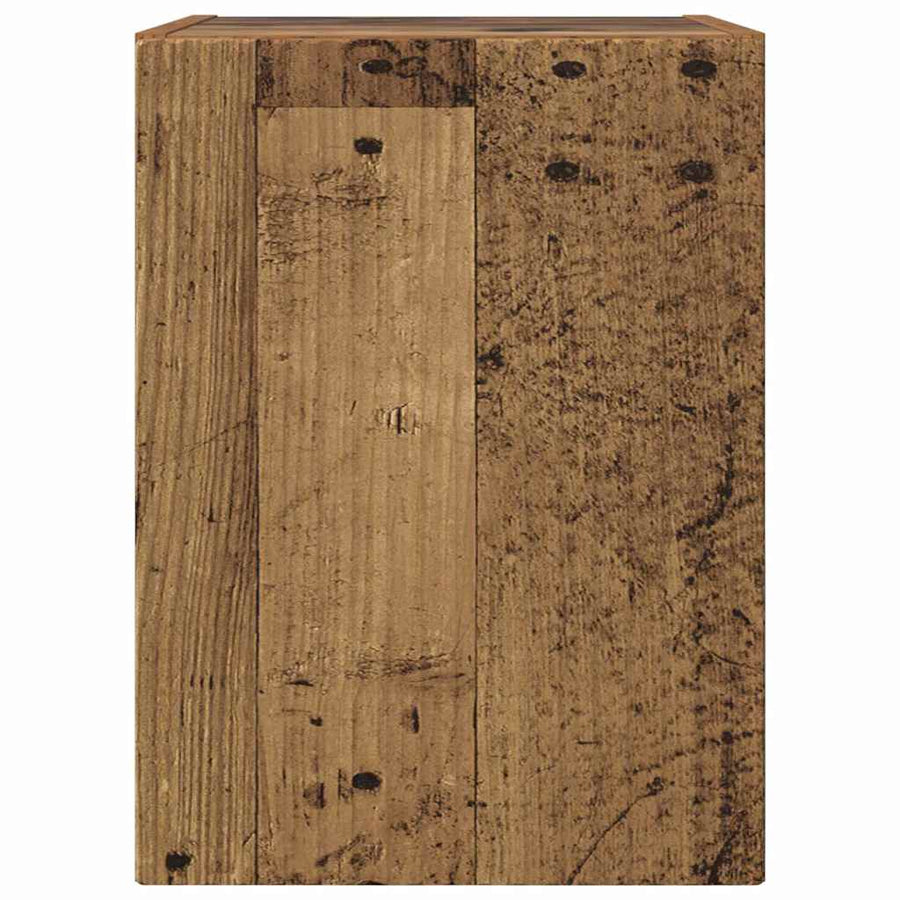 TV Wandkast Oud Hout 30 x 31 x 40 cm Bewerkt hout