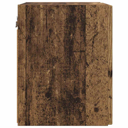 TV Wandkast Oud Hout 30 x 31 x 40 cm Bewerkt hout
