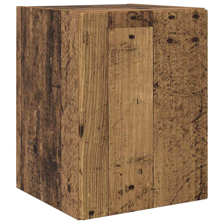 TV Wandkast 2 pcs Oud Hout 30 x 31 x 40 cm Bewerkt hout