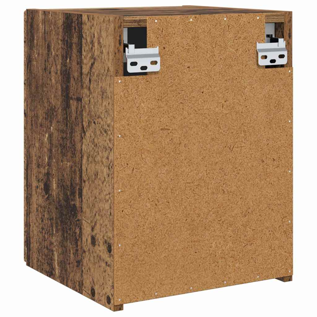 TV Wandkast 2 pcs Oud Hout 30 x 31 x 40 cm Bewerkt hout