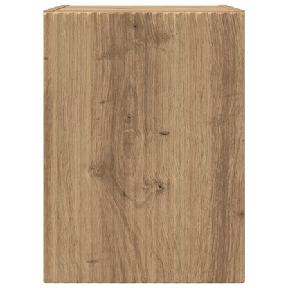 TV Wandkast Ambachtelijk eiken 30 x 31 x 40 cm Bewerkt hout