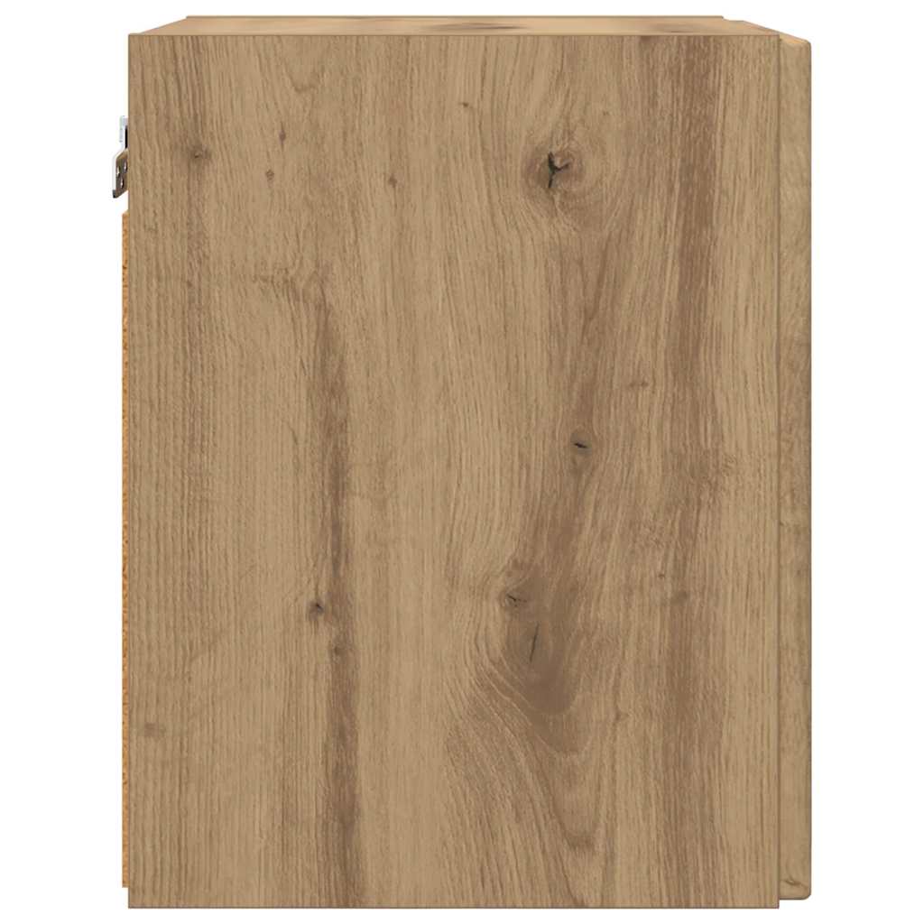 TV Wandkast Ambachtelijk eiken 30 x 31 x 40 cm Bewerkt hout