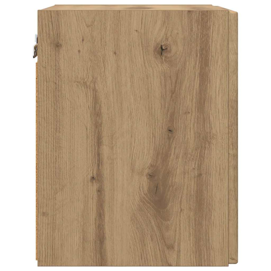 TV Wandkast Ambachtelijk eiken 30 x 31 x 40 cm Bewerkt hout