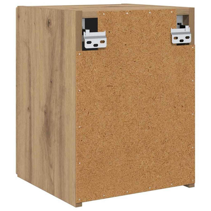 TV Wandkast 2 pcs Ambachtelijk eiken 30 x 31 x 40 cm