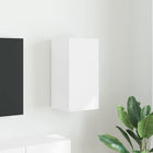 TV Wall Cabinet Wall-Mounted White 30 x 31 x 60 cm Engineered Wood