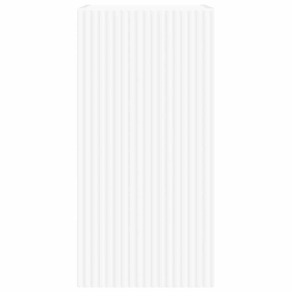 TV Wandkast 2 pcs Wit 30 x 31 x 60 cm Bewerkt hout