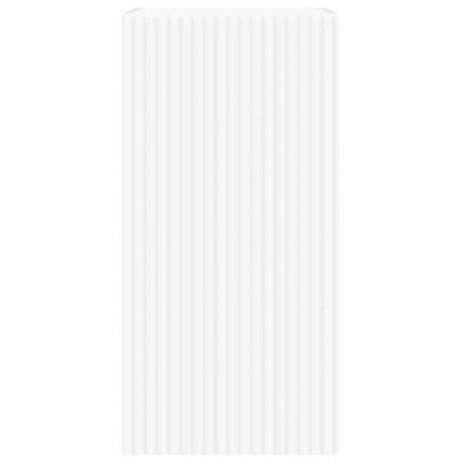 TV Wandkast 2 pcs Wit 30 x 31 x 60 cm Bewerkt hout
