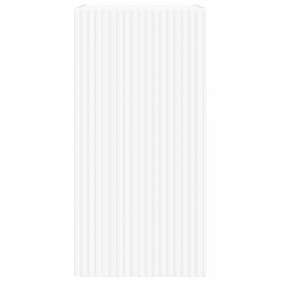 TV Wandkast 2 pcs Wit 30 x 31 x 60 cm Bewerkt hout