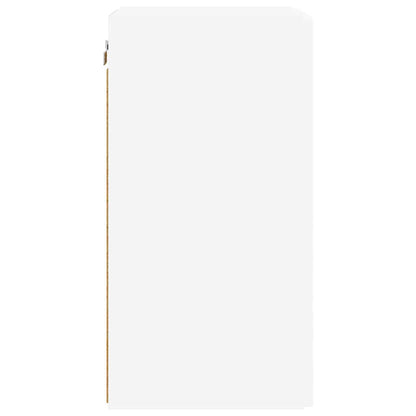 TV Wandkast 2 pcs Wit 30 x 31 x 60 cm Bewerkt hout