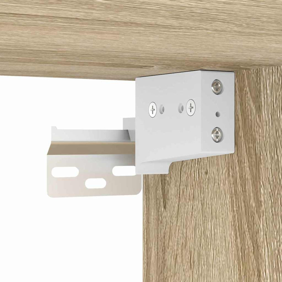 TV Wandkast Wandgemonteerd Sonoma 30 x 31 x 60 cm Bewerkt hout
