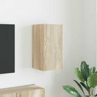 TV wandkast 30x31x60 cm bewerkt hout Sonoma