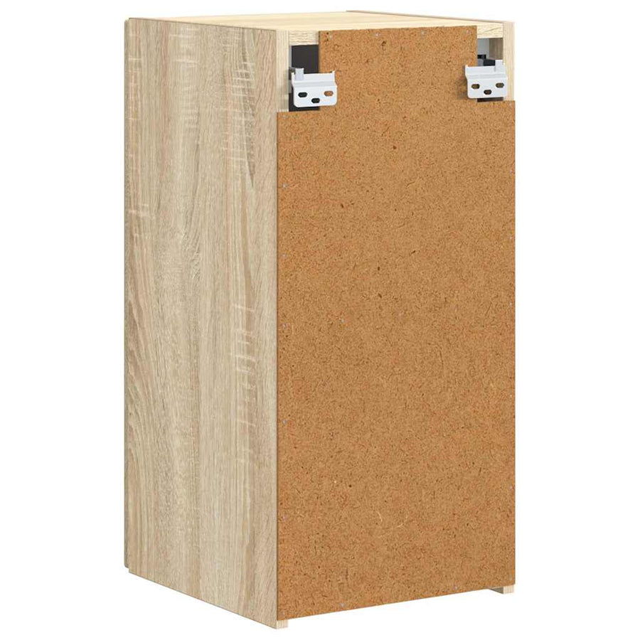TV Wandkast Wandgemonteerd Sonoma 30 x 31 x 60 cm Bewerkt hout