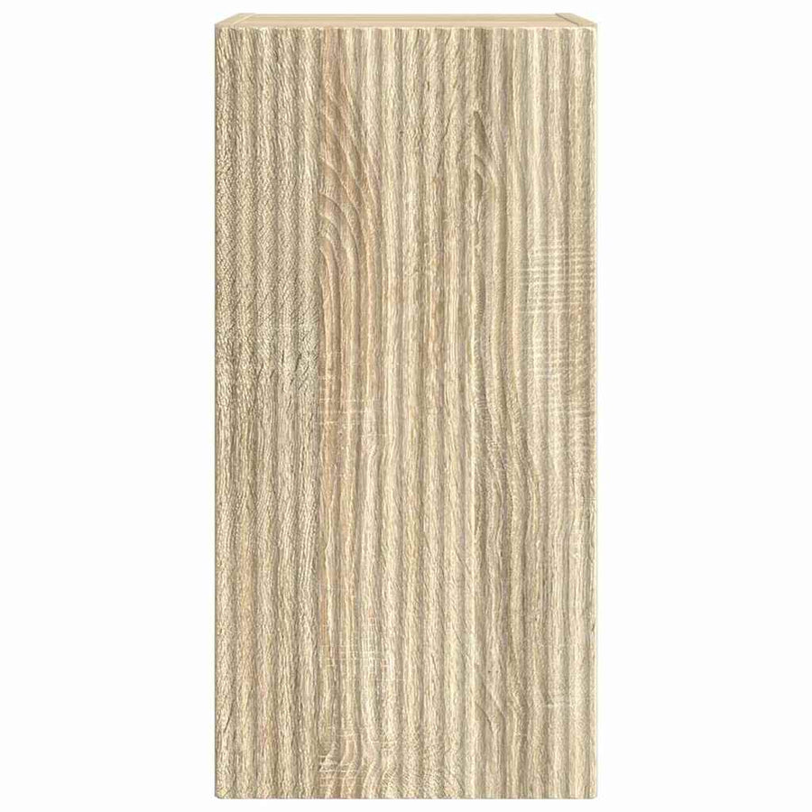 TV Wandkast Wandgemonteerd Sonoma 30 x 31 x 60 cm Bewerkt hout