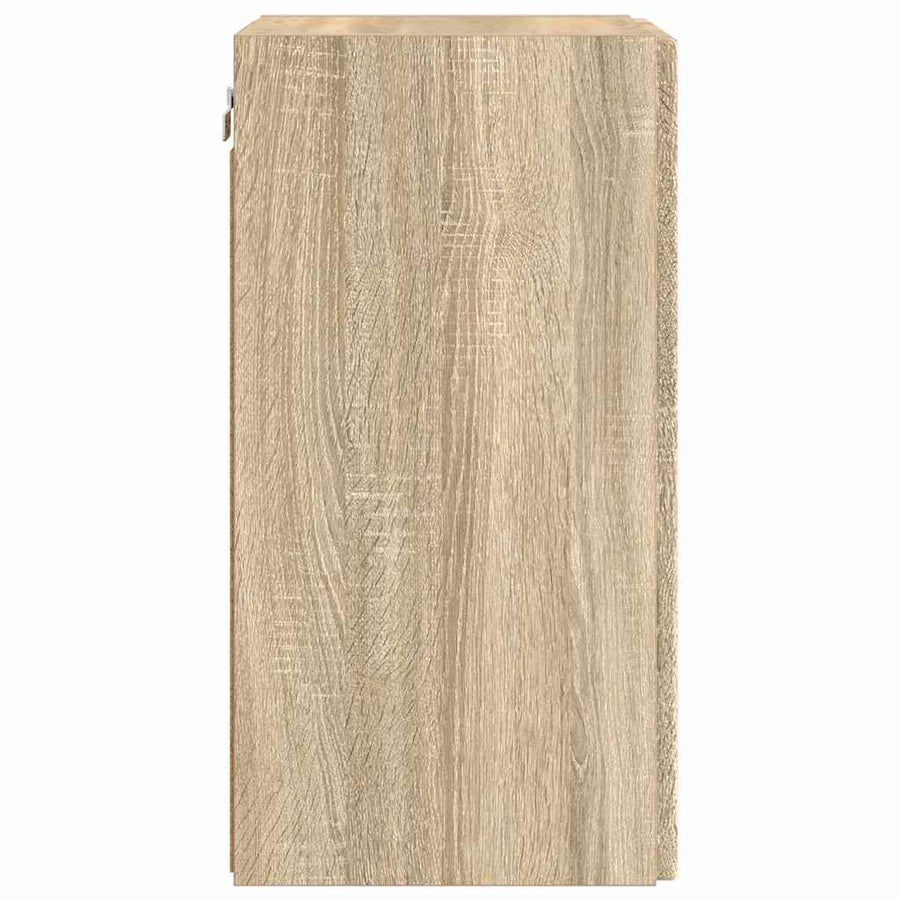 TV Wandkast Wandgemonteerd Sonoma 30 x 31 x 60 cm Bewerkt hout