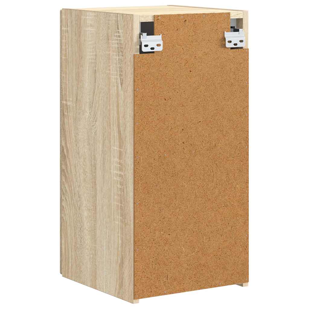 TV Wandkast 2 pcs Sonoma 30 x 31 x 60 cm Bewerkt hout