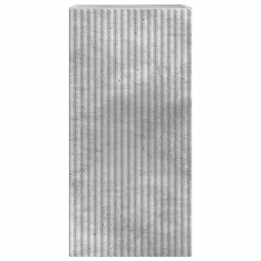 TV Wandkast 2 pcs Beton 30 x 31 x 60 cm Bewerkt hout