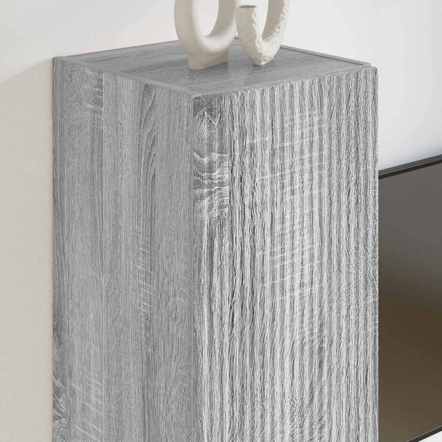 TV Wandkast Grijs Sonoma 30 x 31 x 60 cm Bewerkt hout