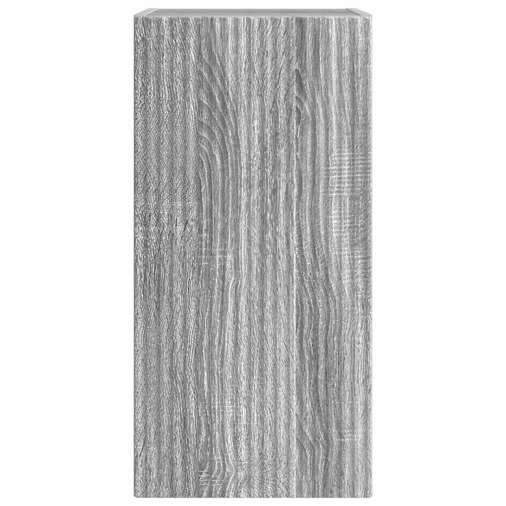 TV Wandkast 2 pcs Grijs Sonoma 30 x 31 x 60 cm Bewerkt hout