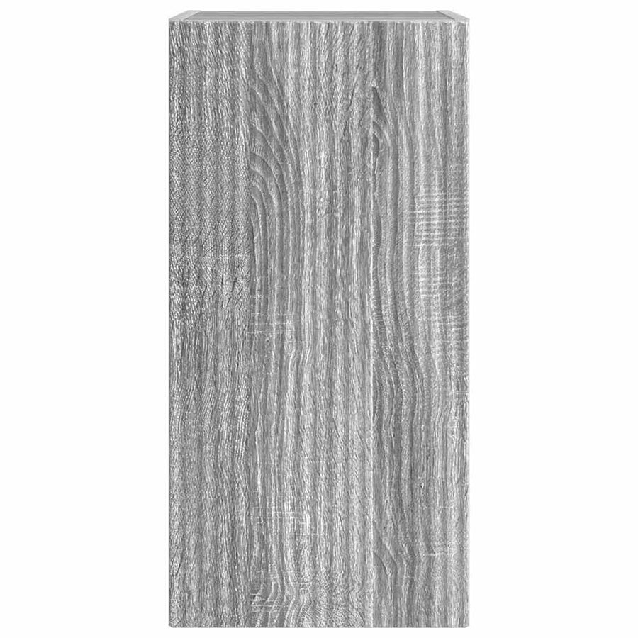 TV Wandkast 2 pcs Grijs Sonoma 30 x 31 x 60 cm Bewerkt hout