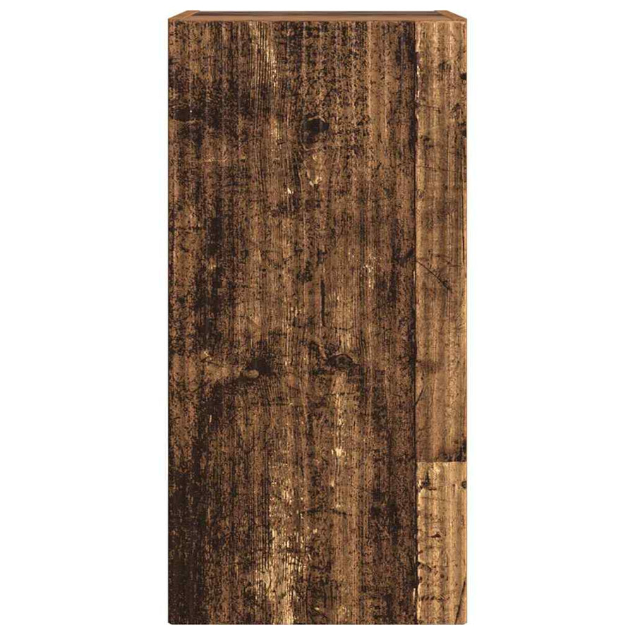 TV Wandkast Oud Hout 30 x 31 x 60 cm Bewerkt hout