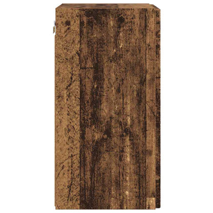 TV Wandkast Oud Hout 30 x 31 x 60 cm Bewerkt hout