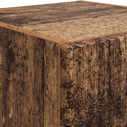TV Wandkast 2 pcs Oud Hout 30 x 31 x 60 cm Bewerkt hout
