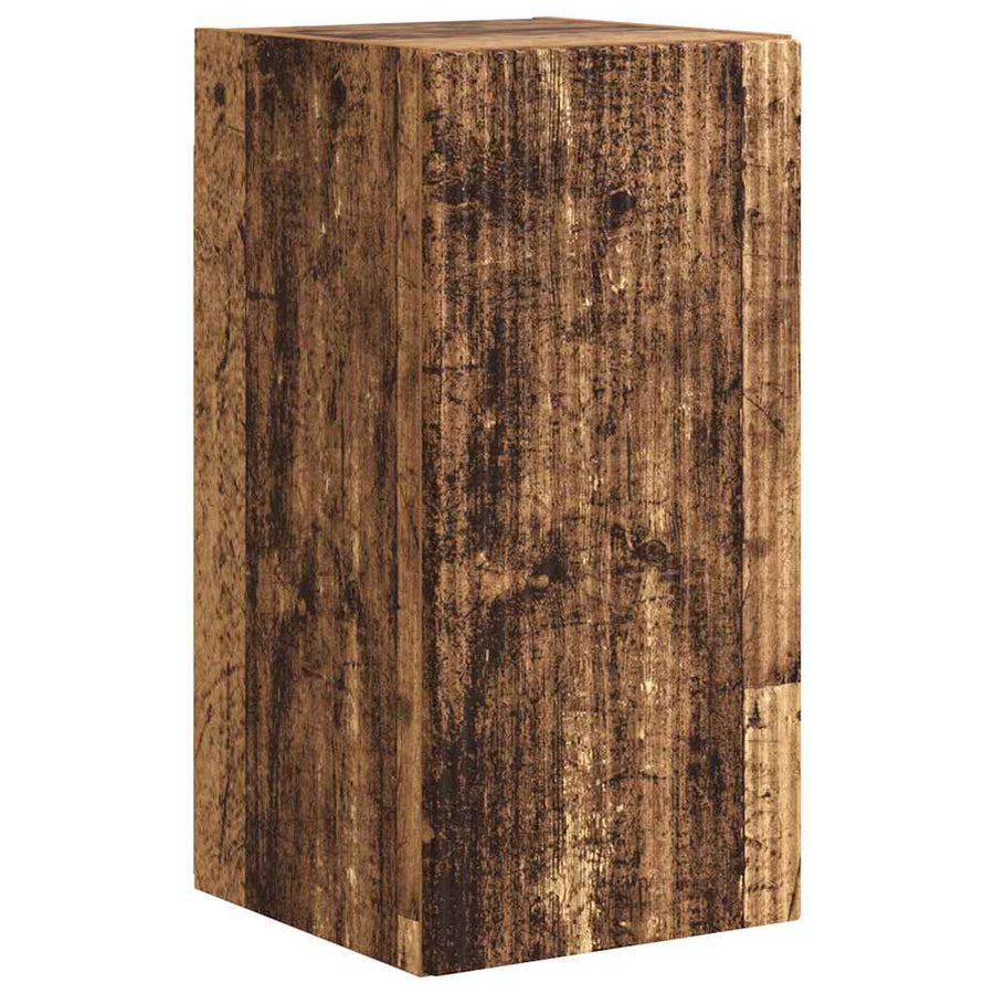 TV Wandkast 2 pcs Oud Hout 30 x 31 x 60 cm Bewerkt hout