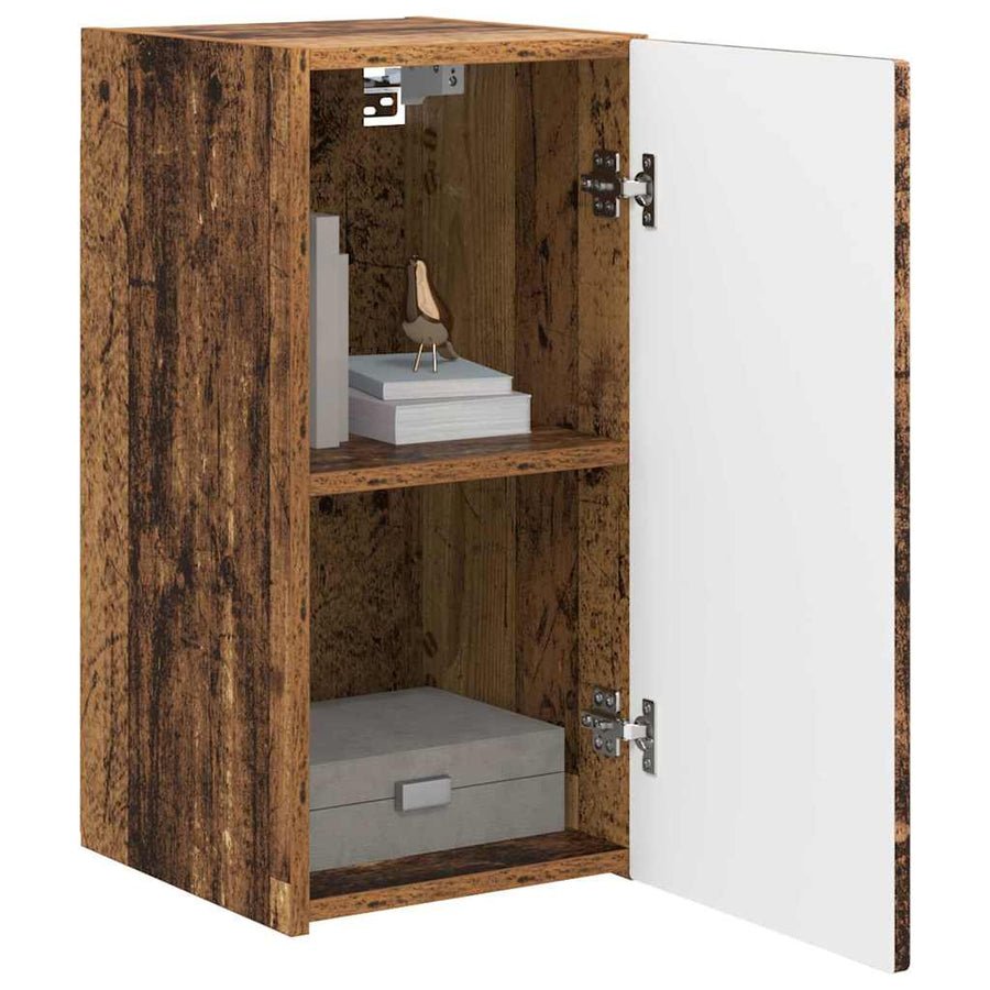 TV Wandkast 2 pcs Oud Hout 30 x 31 x 60 cm Bewerkt hout