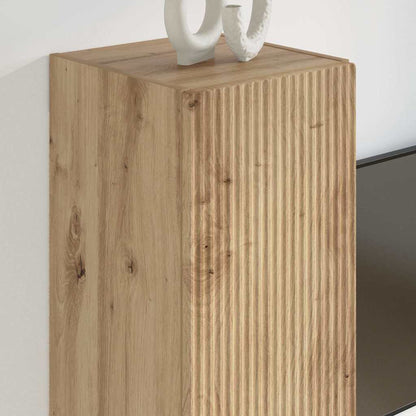 TV Wandkast Ambachtelijk eiken 30 x 31 x 60 cm Bewerkt hout