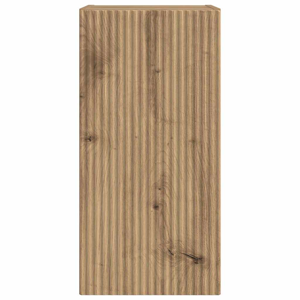 TV Wandkast Ambachtelijk eiken 30 x 31 x 60 cm Bewerkt hout