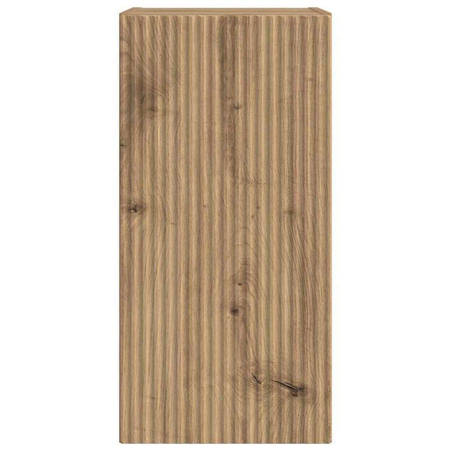 TV Wandkast Ambachtelijk eiken 30 x 31 x 60 cm Bewerkt hout