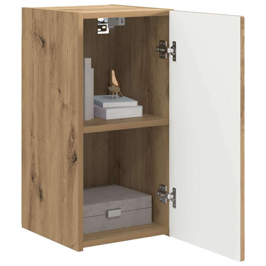 TV Wandkast Ambachtelijk eiken 30 x 31 x 60 cm Bewerkt hout